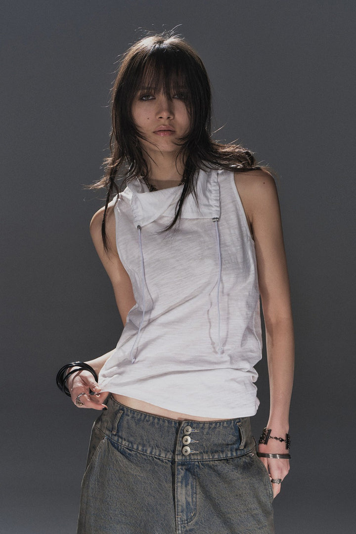 Nola Loose Drawstring Top
