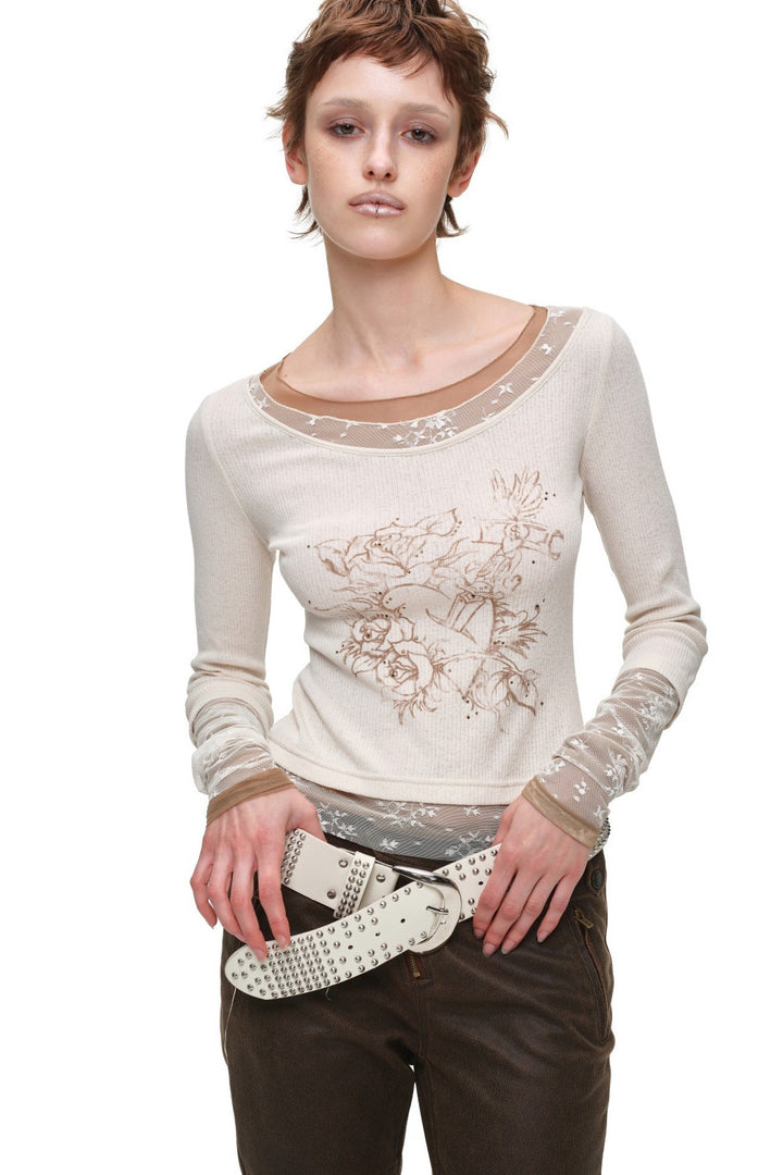 Midnight Halo Layered Top