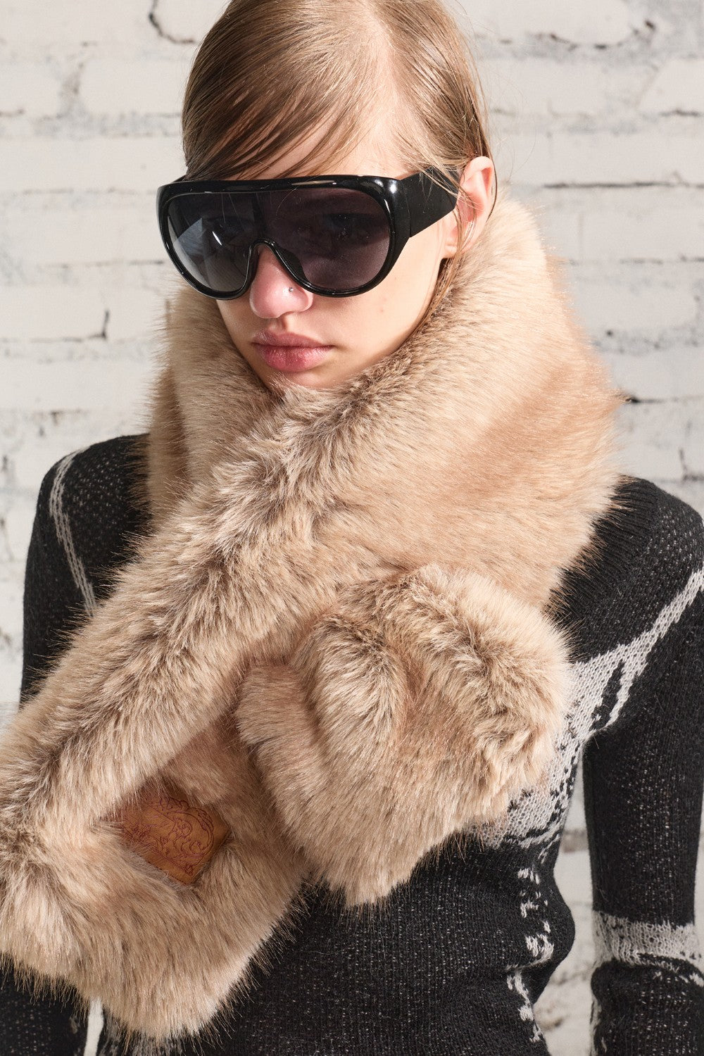 Vintage Fur Mink Scarf