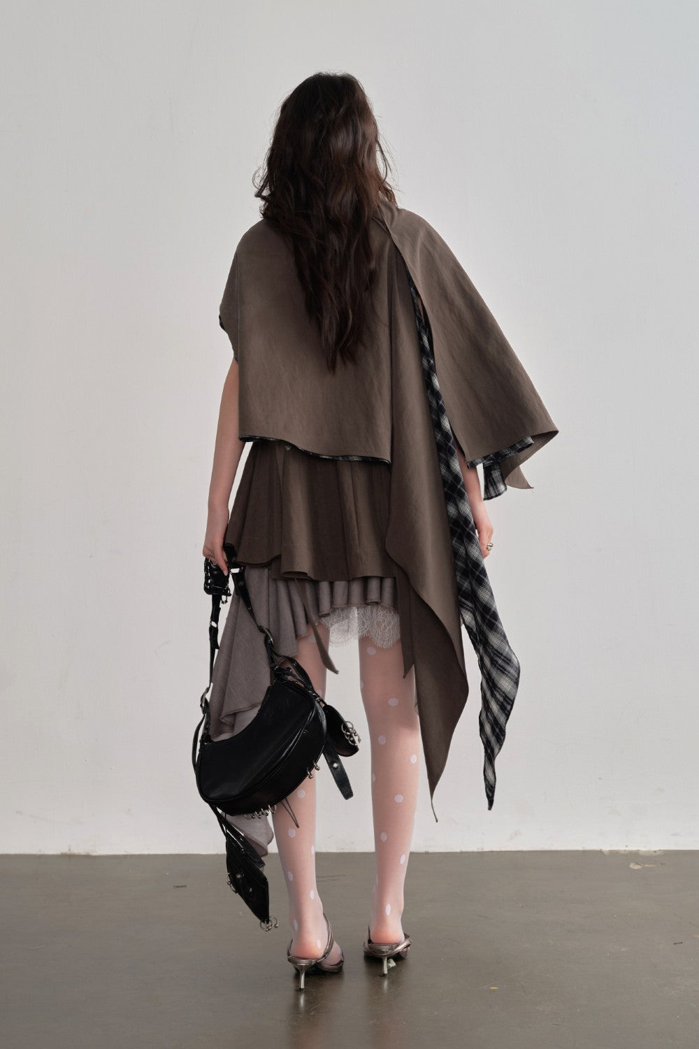 Detachable Cape Swing Vest