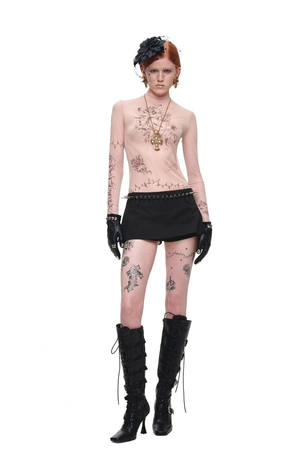 Bare Canvas Mesh Top