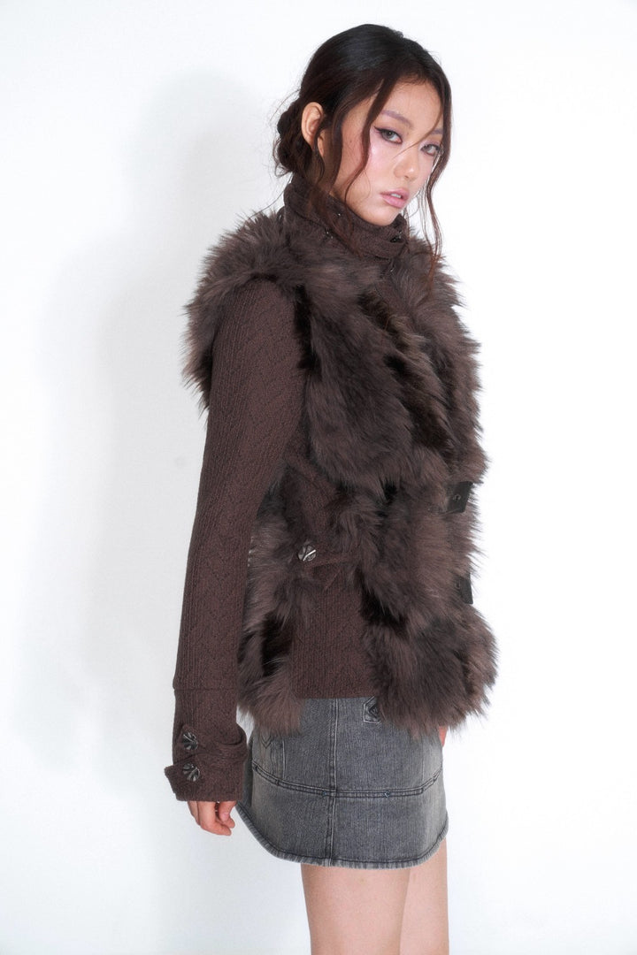 Prowl Fur Buckled Jacket