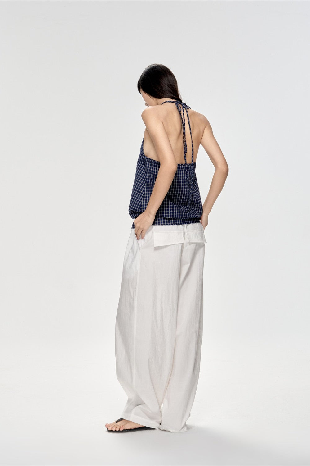 Chloe Coastal Check Top