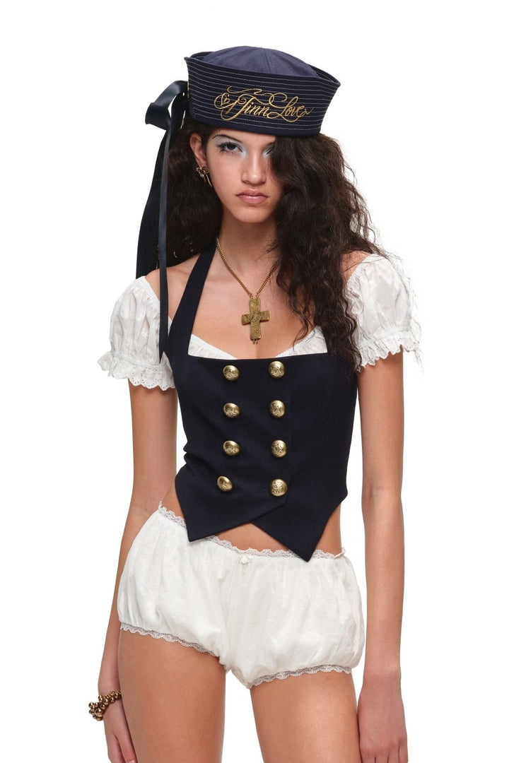 Marina Empress Buttoned Top