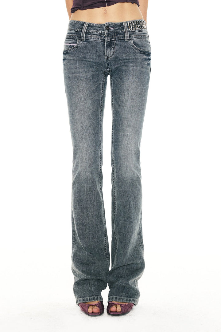 Harley Studded Bootcut Jeans