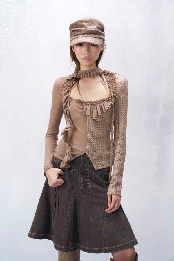 Lumi Ruffle Knit Top