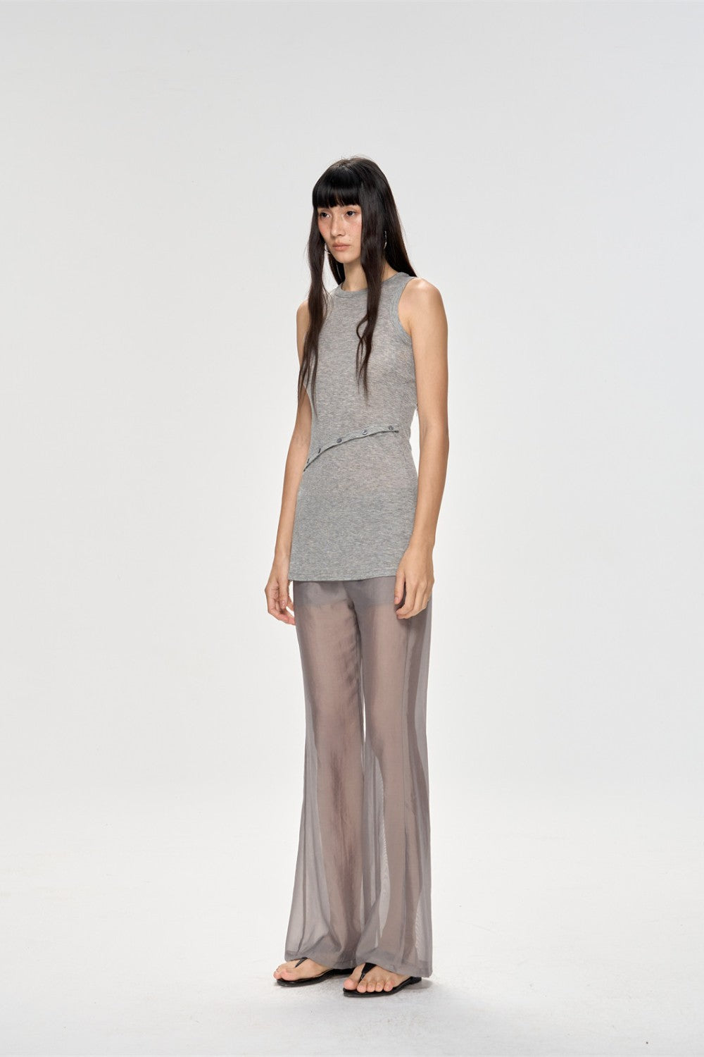 Detachable Hem Knit Top