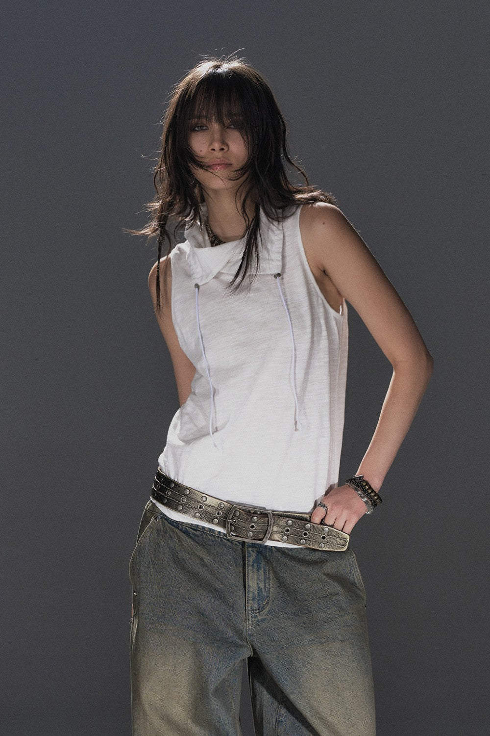 Nola Loose Drawstring Top