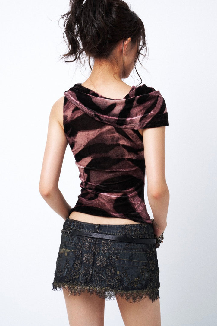 Sofia Lace Zebra Top