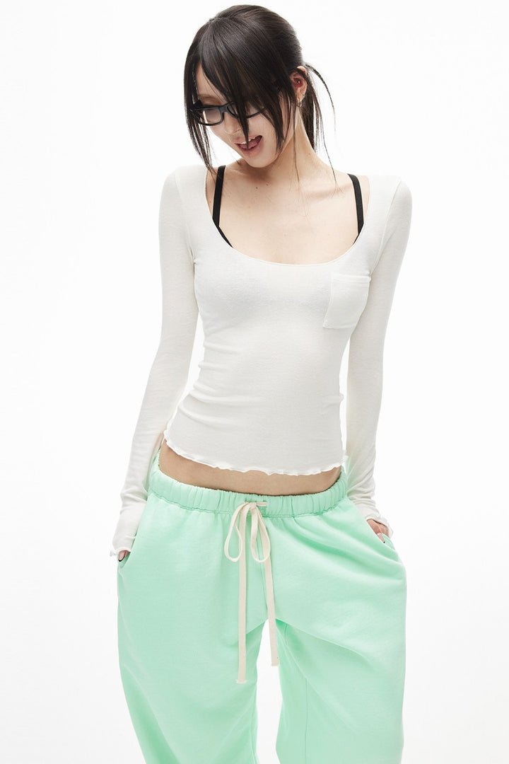 Moonlit Scoop Neck Top