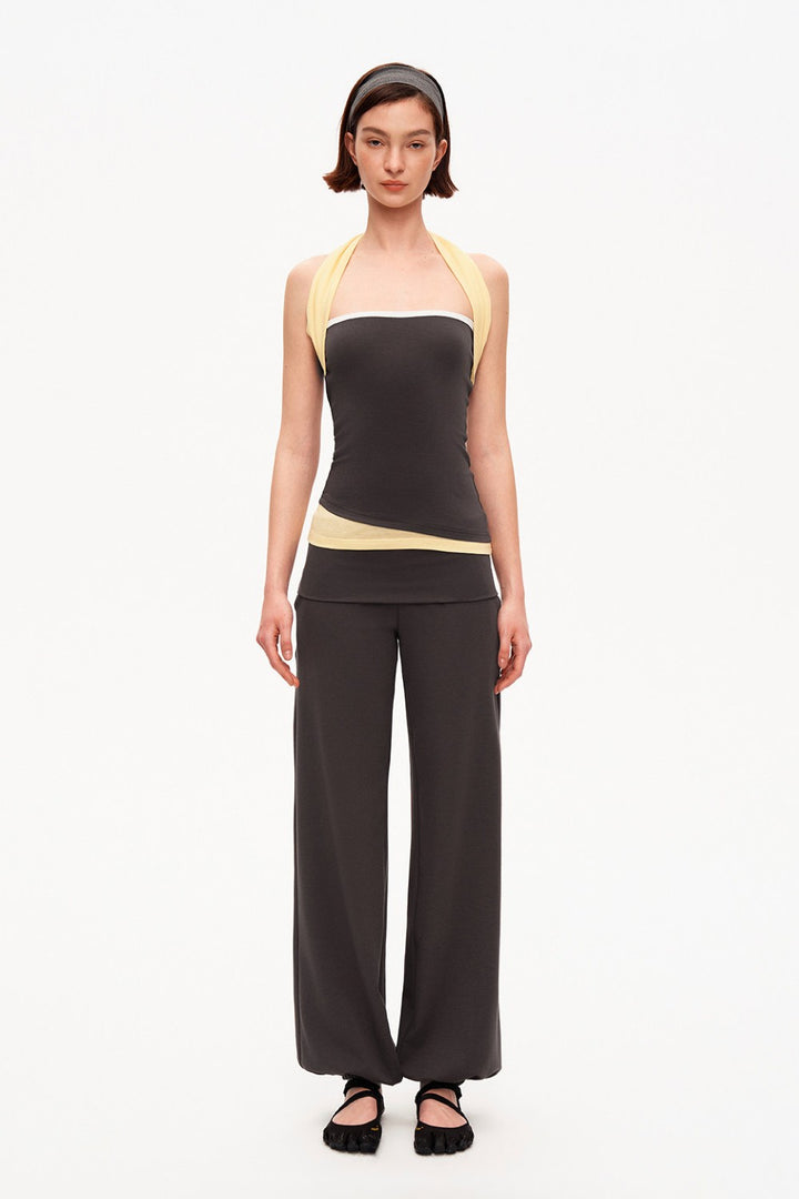 Sienna Contrast Strapless Top