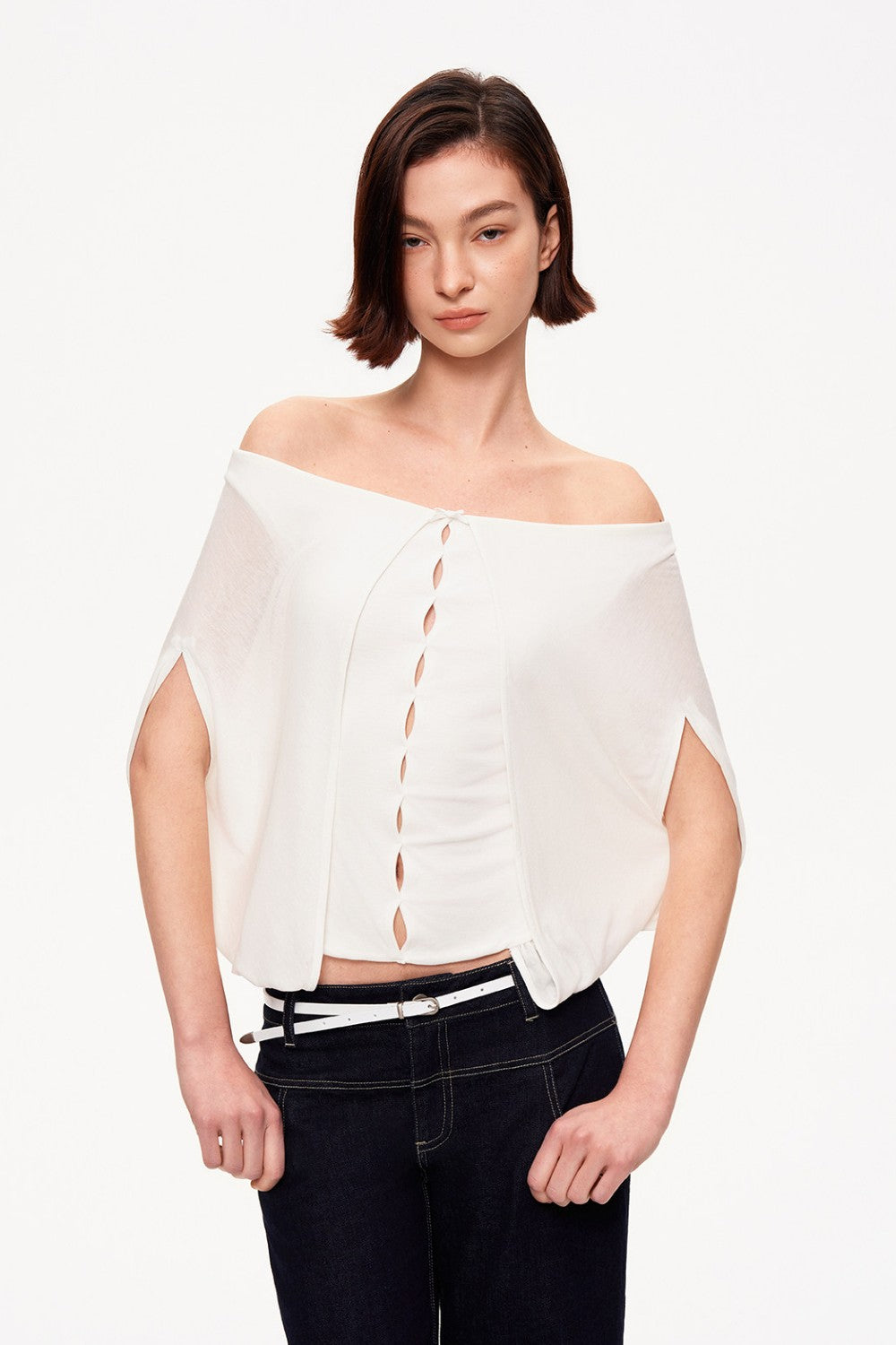 Selene Off-Shoulder Drape Top
