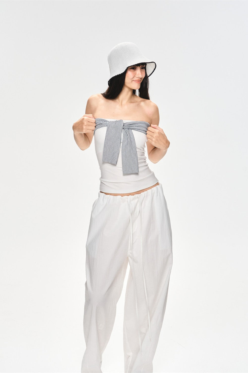 Marina Ribbon Bandeau Top