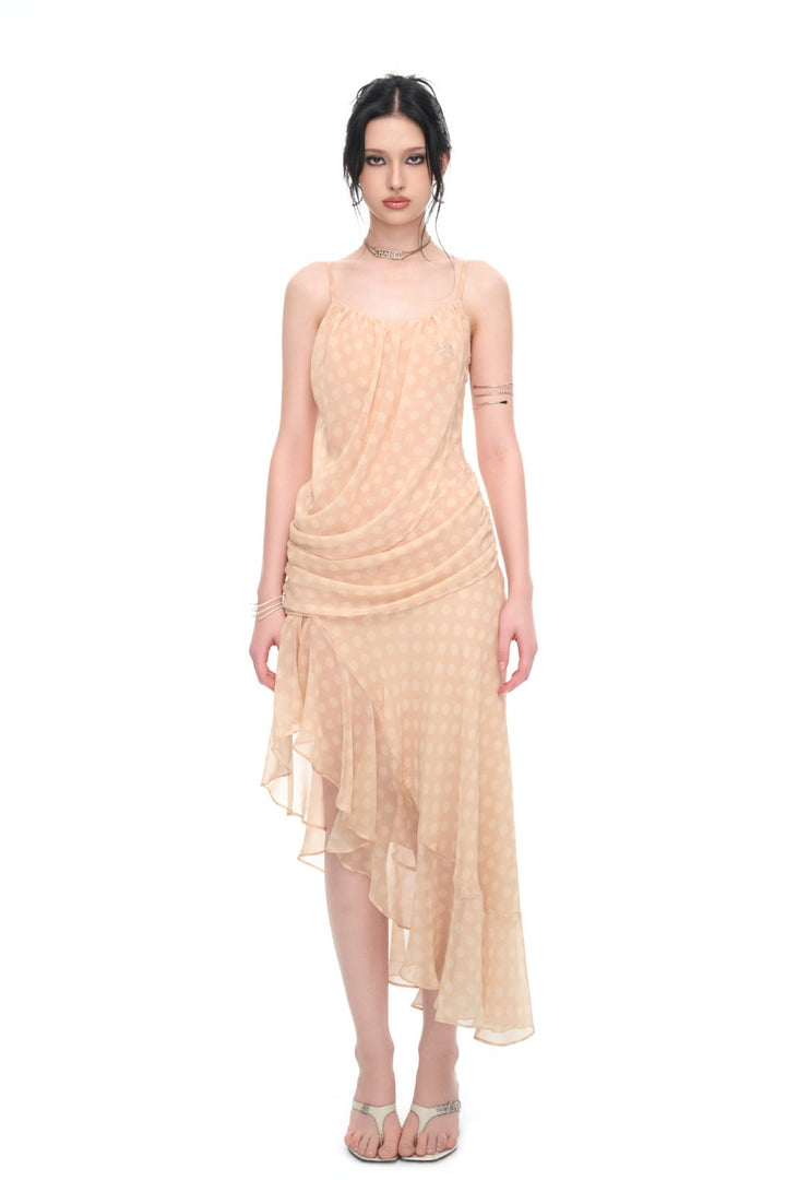 Valencia Flowy Polka Dress