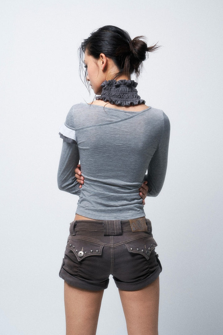 Arlo Studded Wash Shorts
