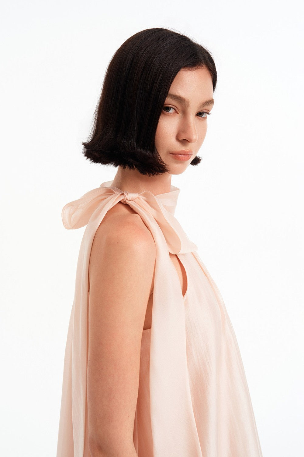 Rosalie Halter Tie Mini Dress