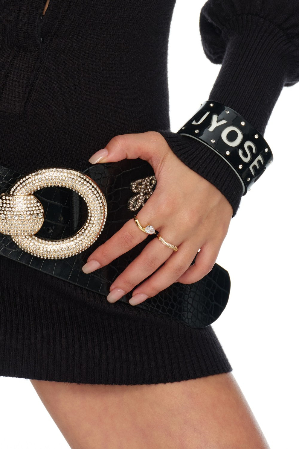 Mina Crystal Cuff Bracelet