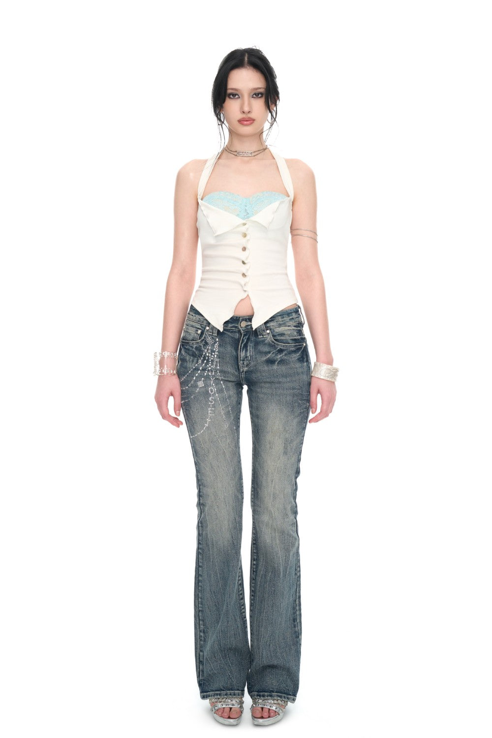 Pearl Lace Affair Top