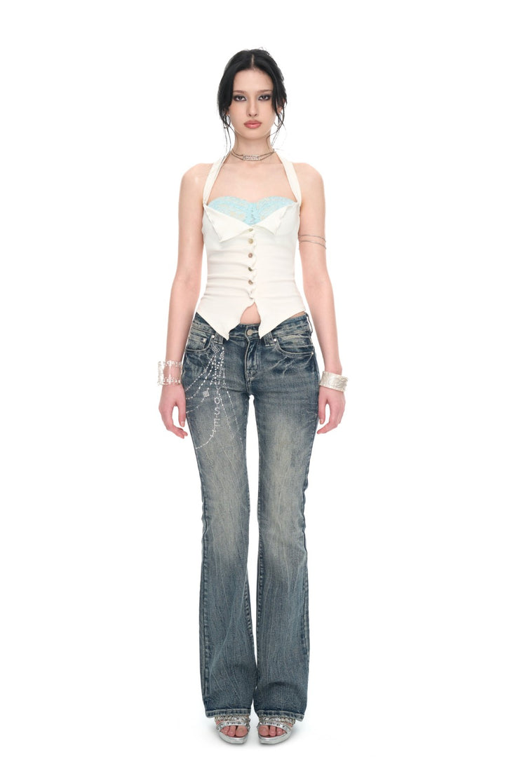 Pearl Lace Affair Top