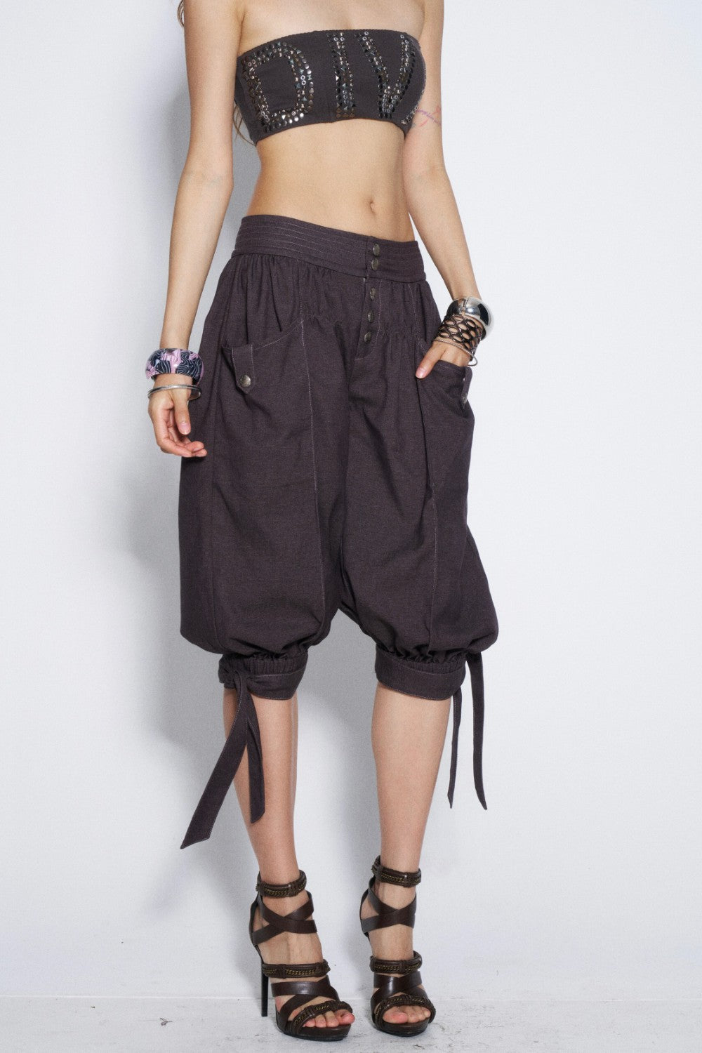 Vexa Cropped Lantern Pants
