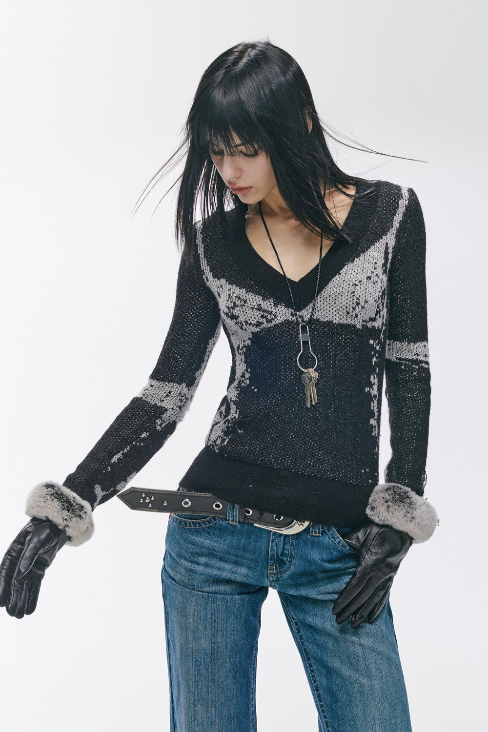 Knit Roxy V-Neck Shirt