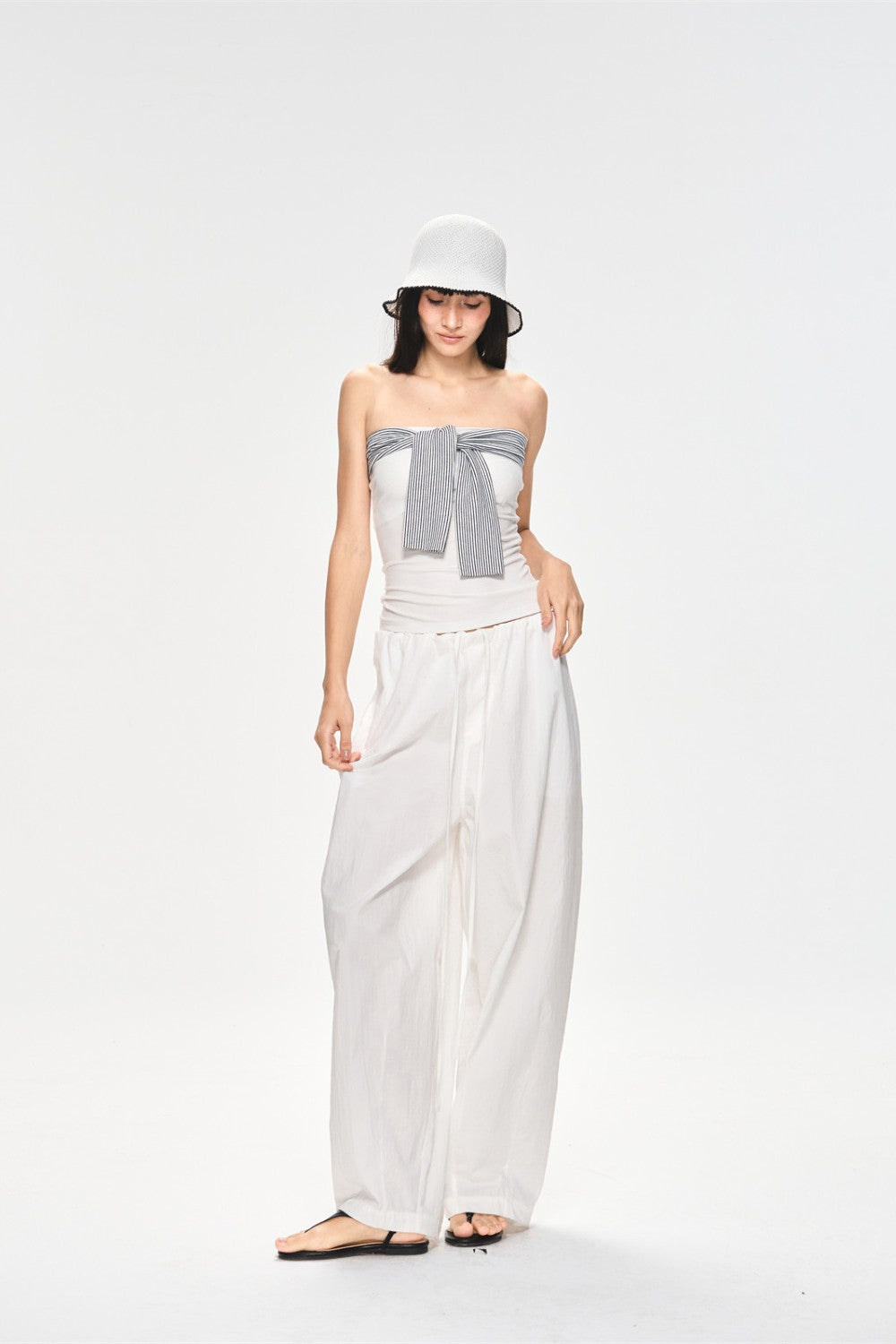 Marina Ribbon Bandeau Top