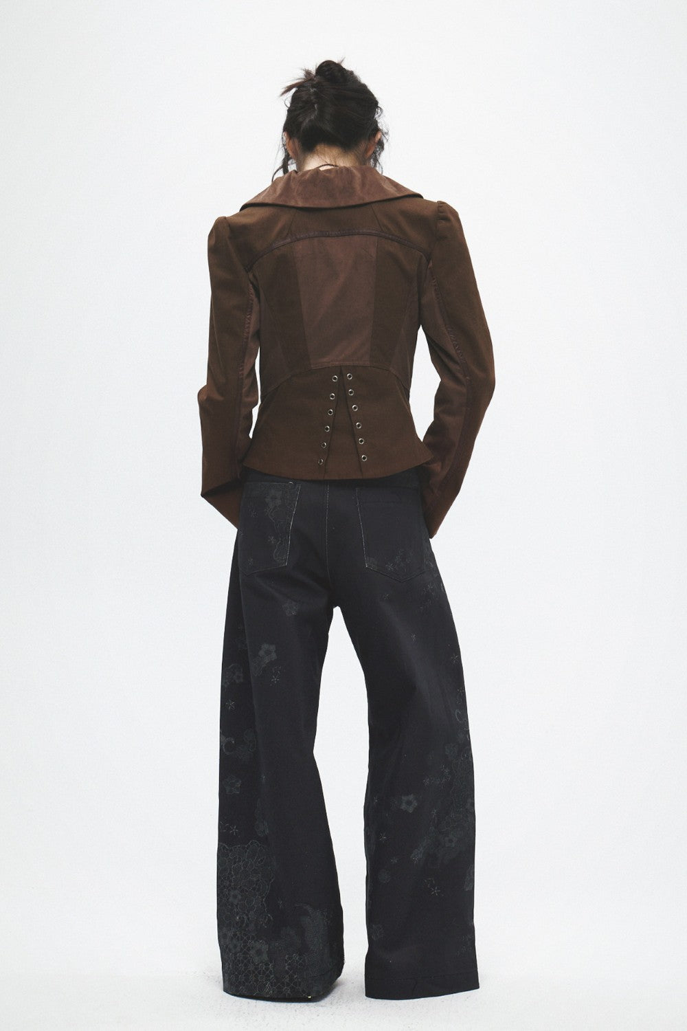 Victorian Ruffle Tailored Jacket