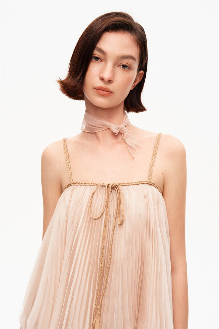 Mira Airy Ribbon Top
