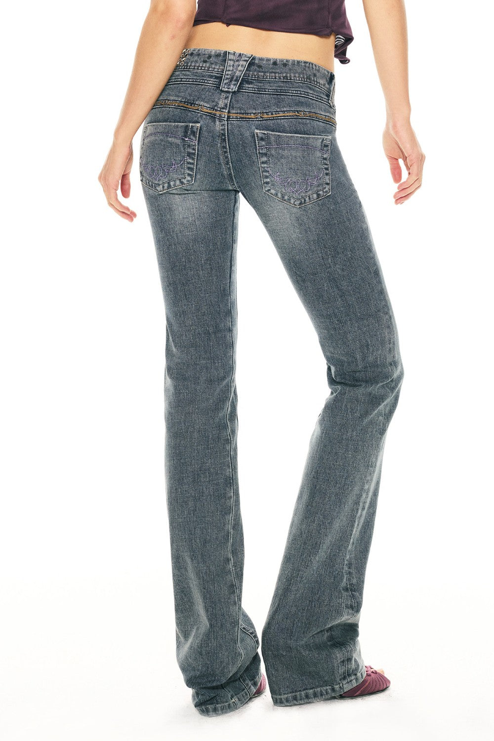 Harley Studded Bootcut Jeans