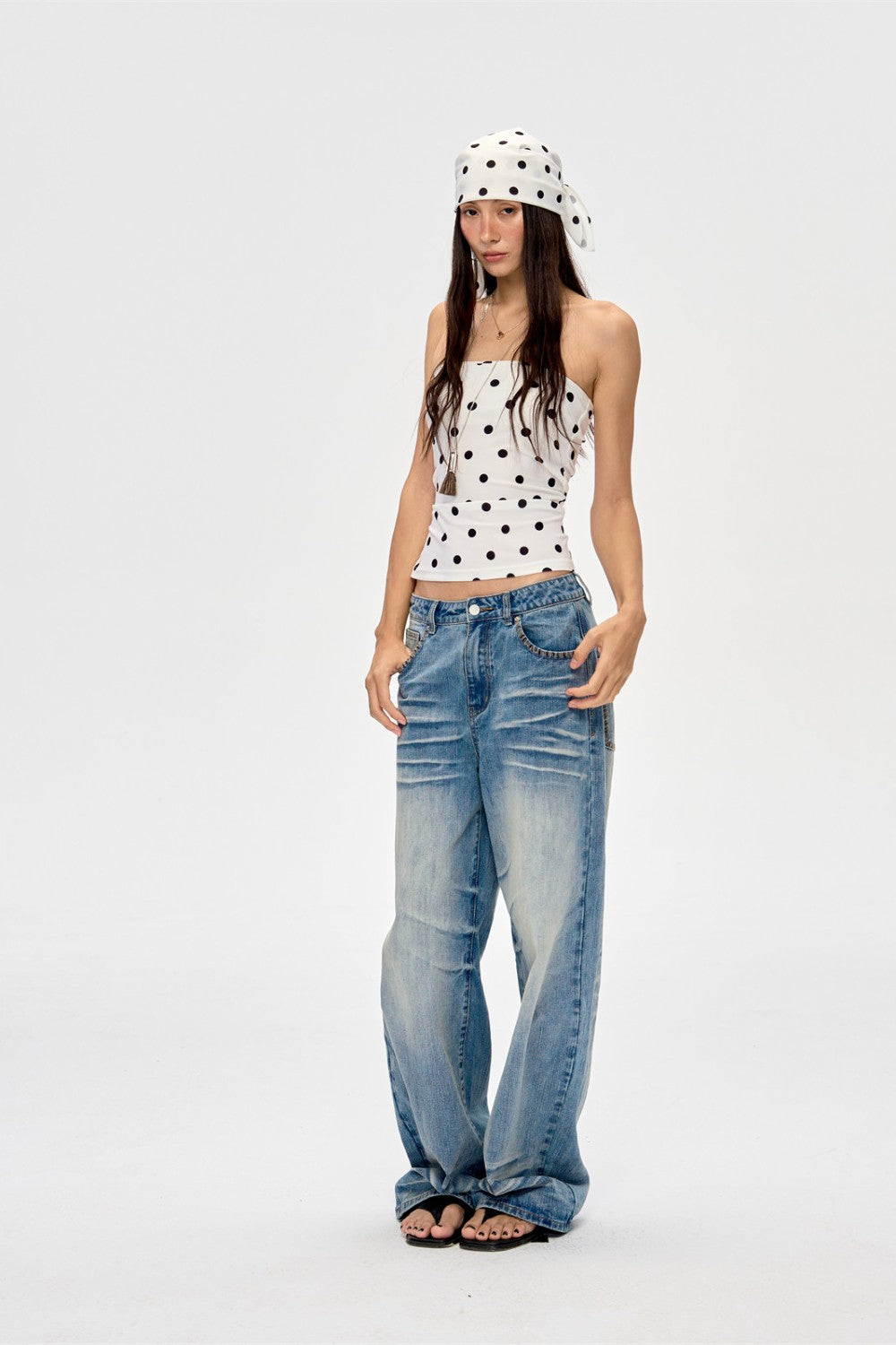 Polka Dot Tube Top
