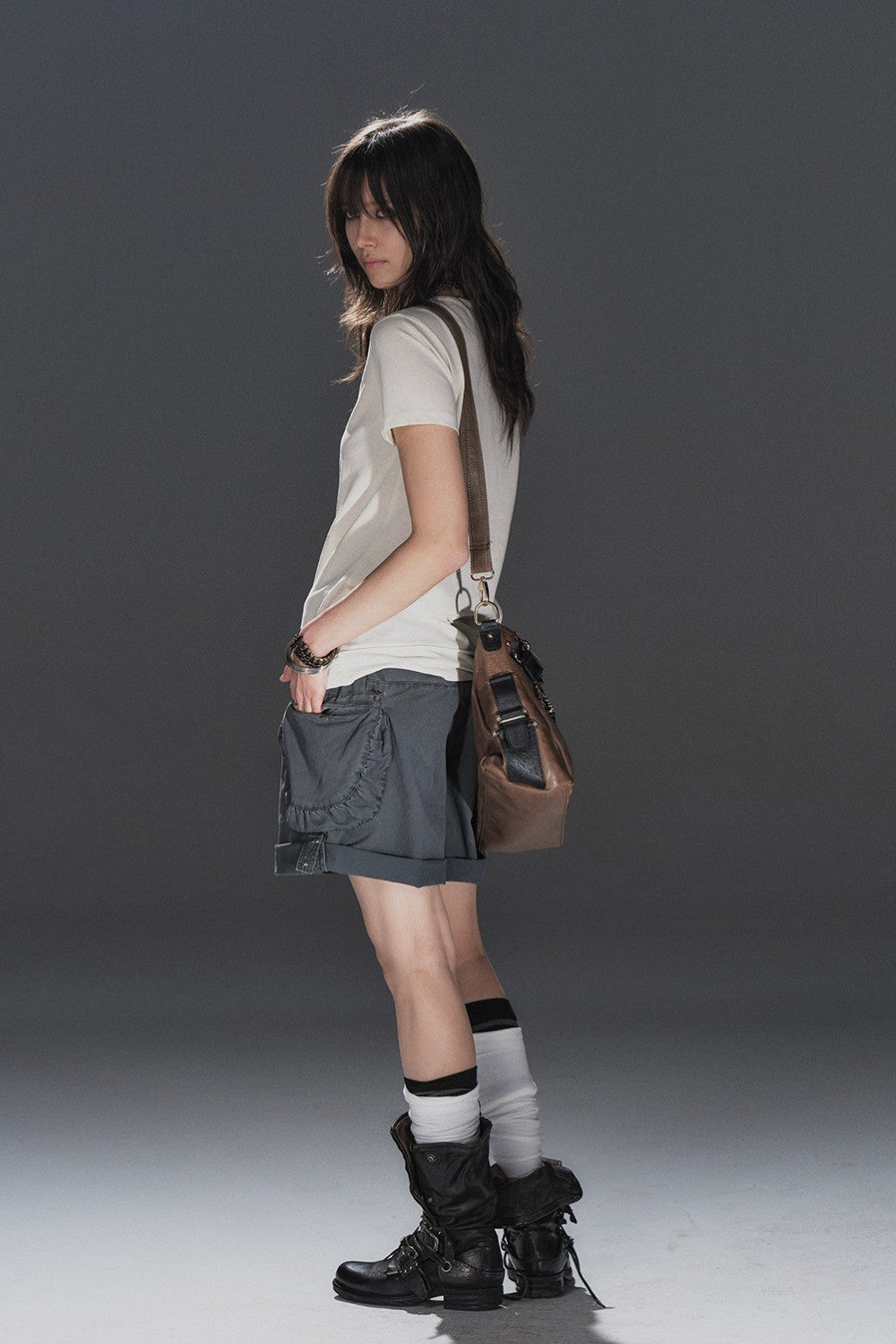 Celine Double V-Neck Shirt