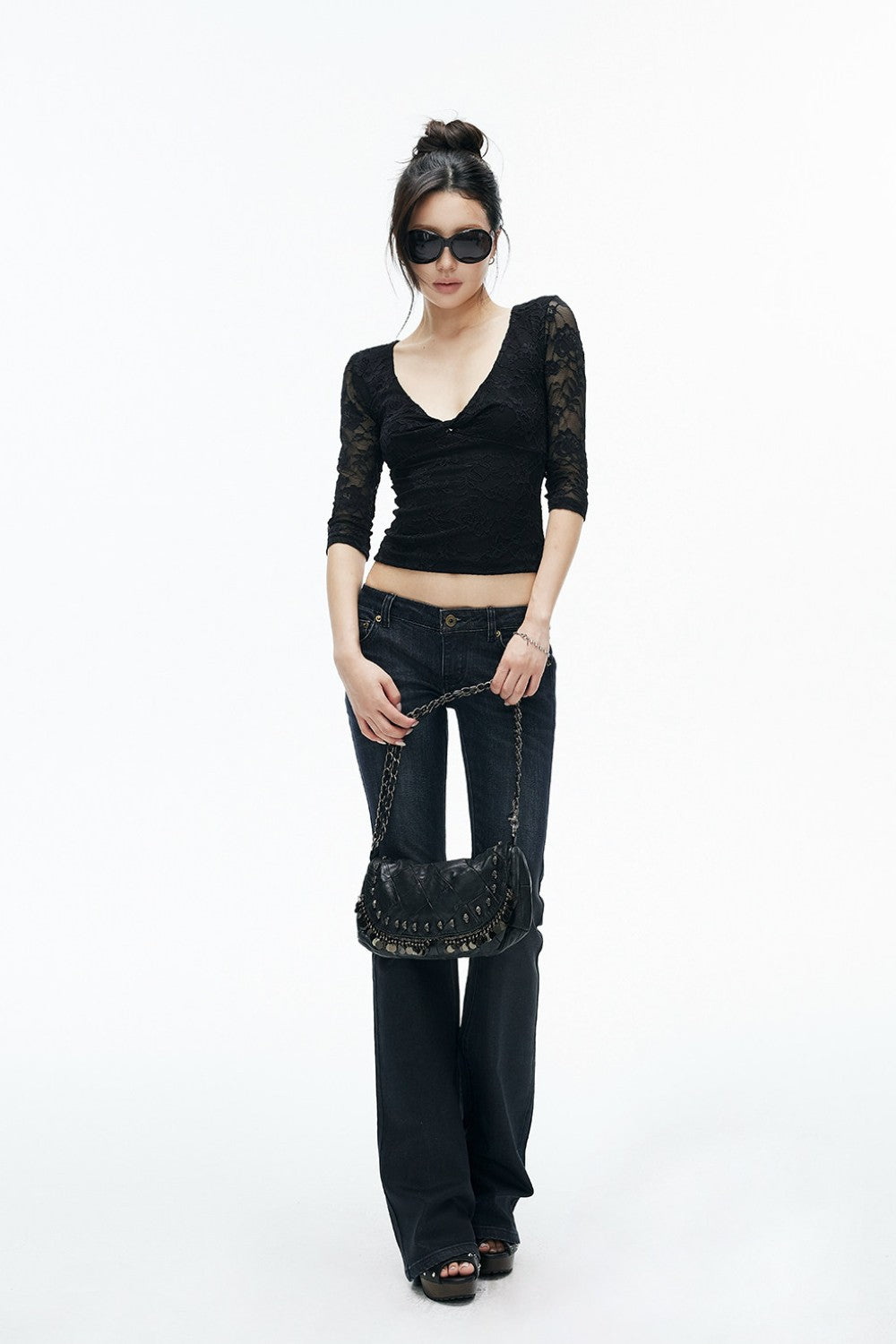 Rosalie Lace Twist Top