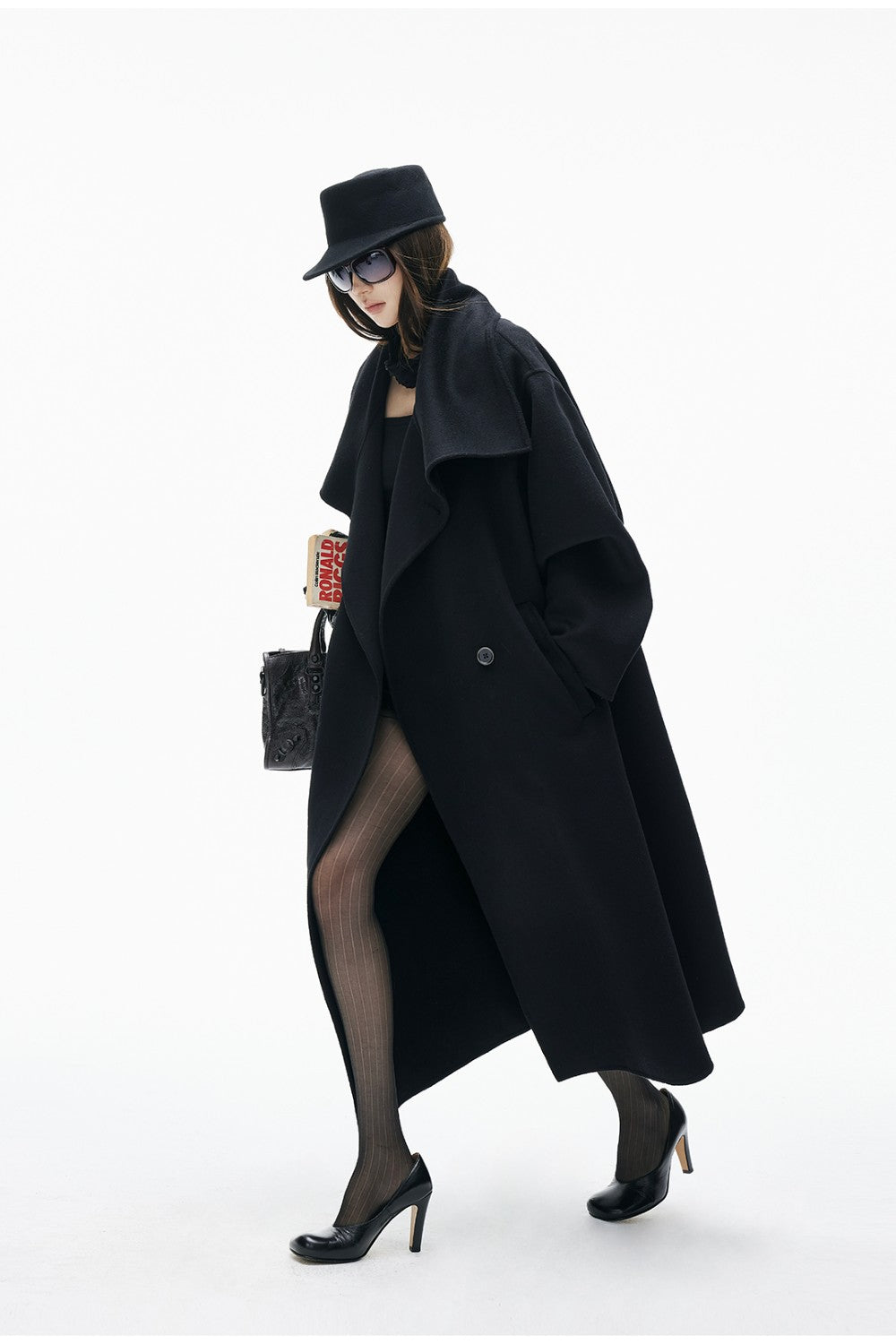 Oversized Wool Trench Coat