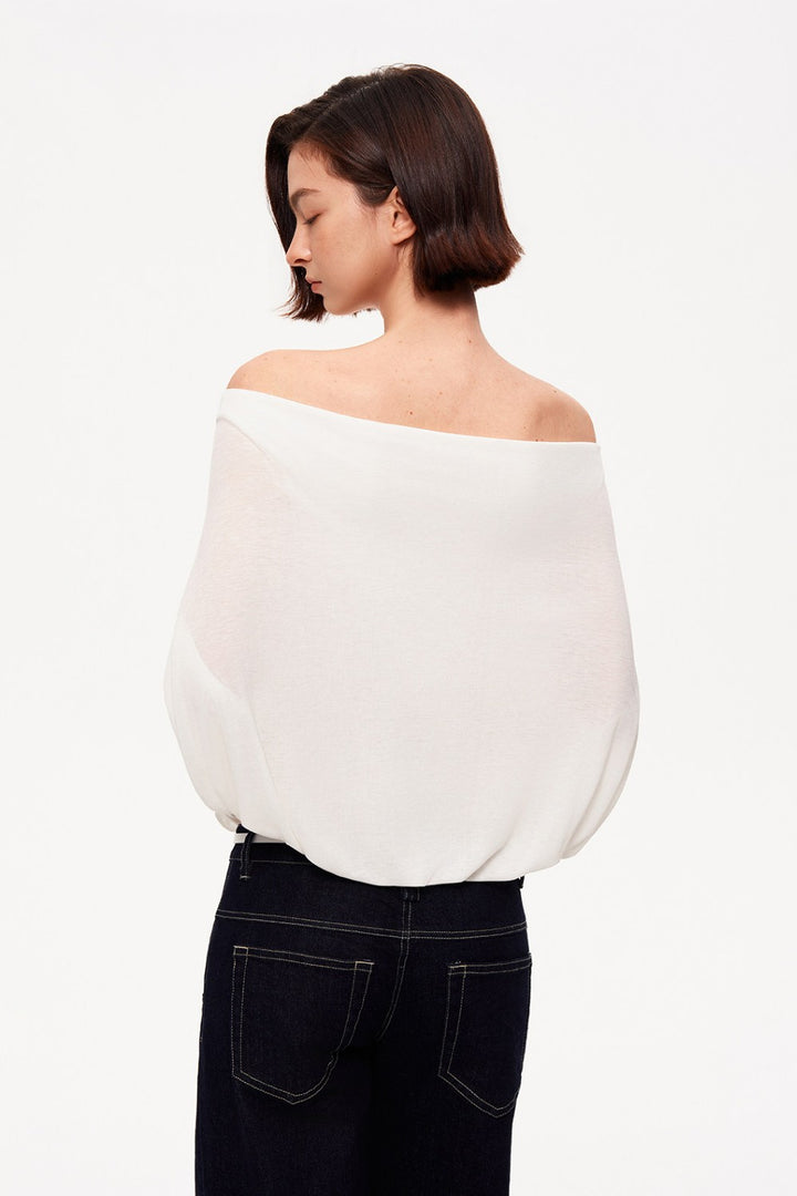 Selene Off-Shoulder Drape Top