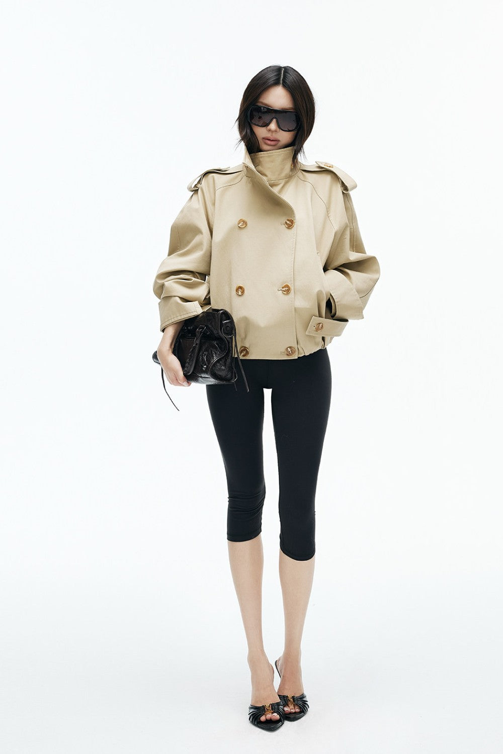 Camille Khaki Trench Jacket