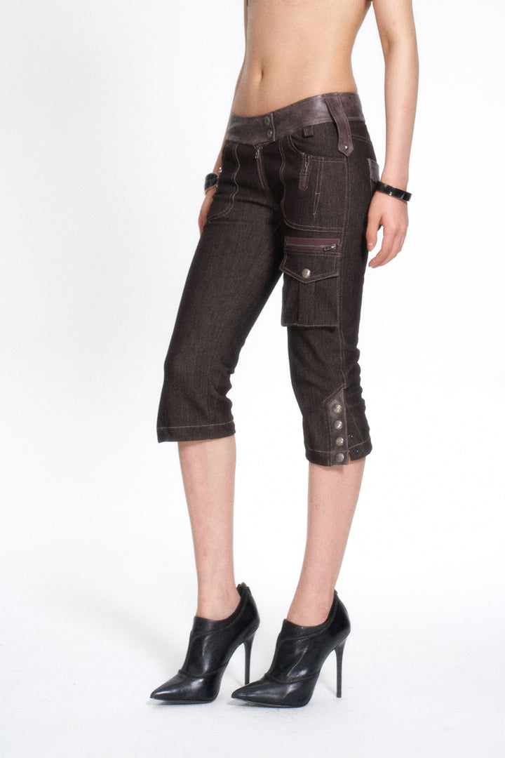 Aria Utility Capri Jeans