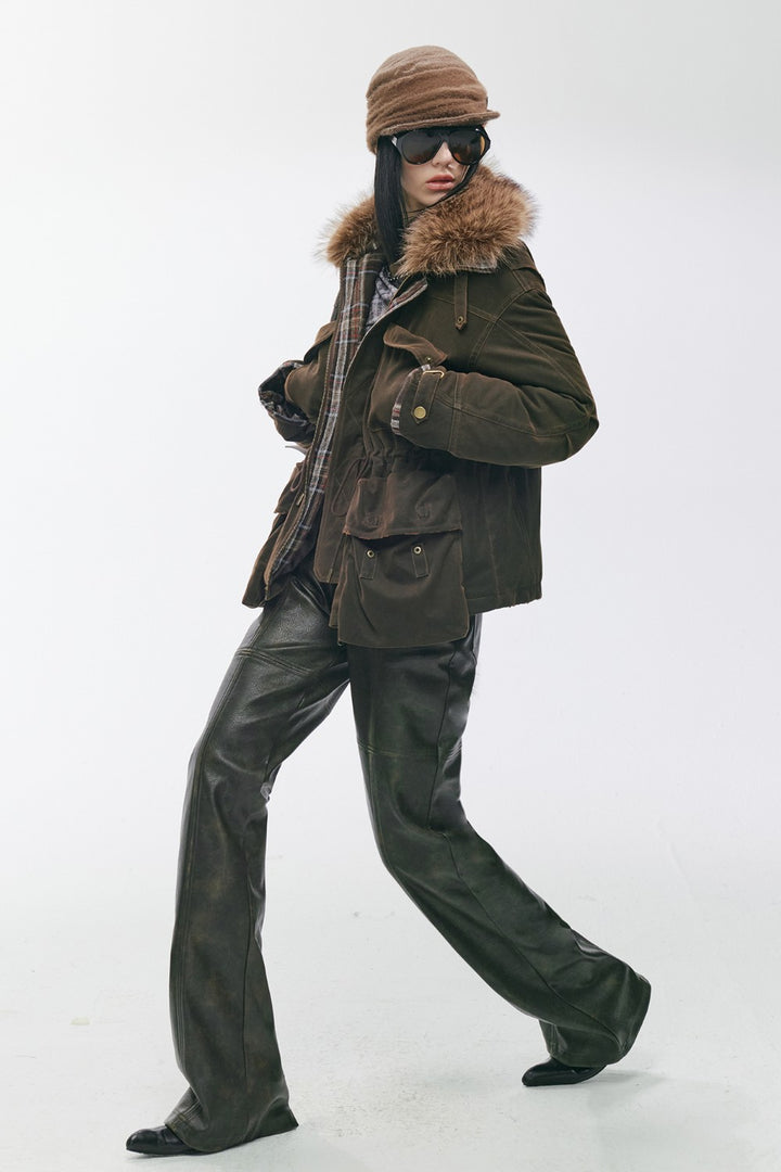 Brown Milo Utility Coat