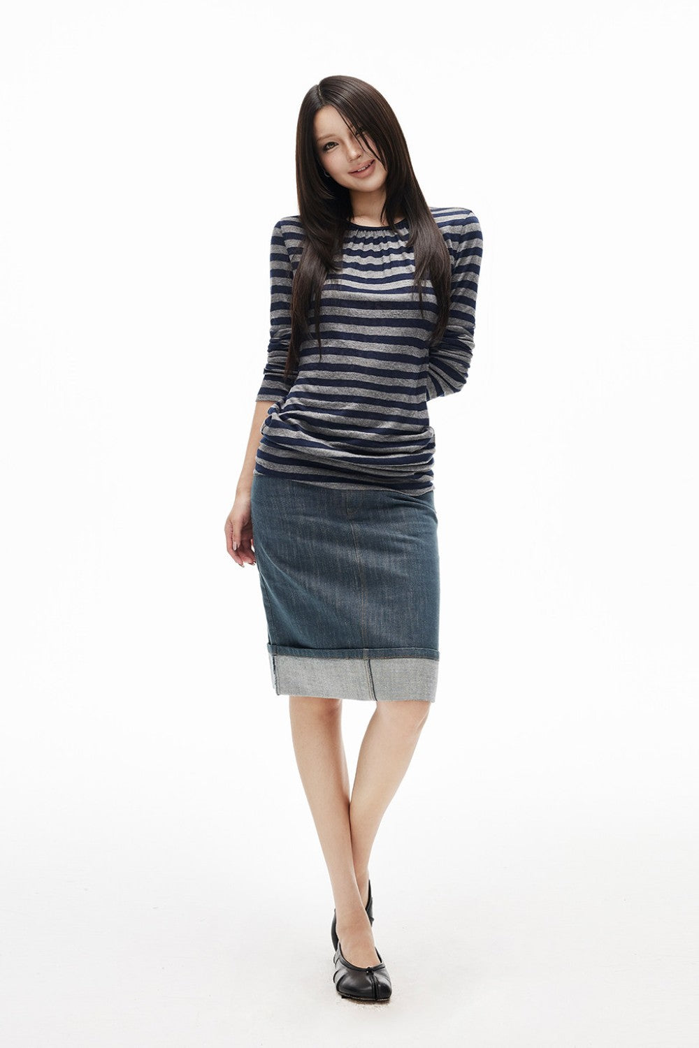 Marina Striped Openback Top