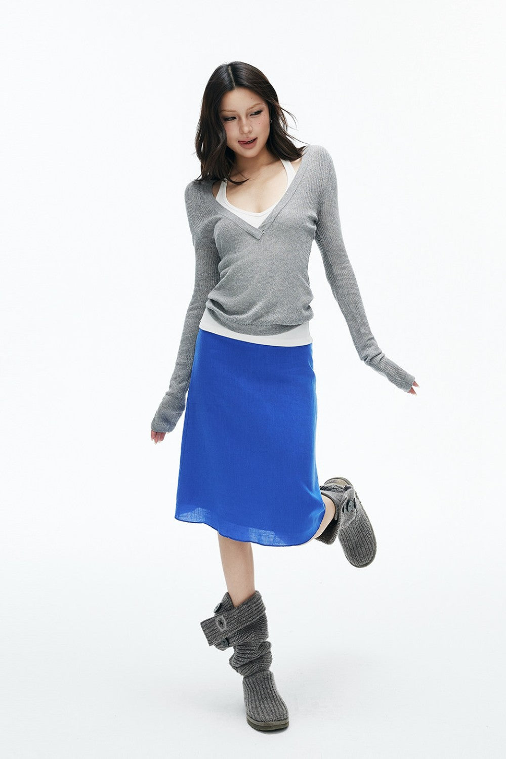 Juno Ribbed Knit Sweater