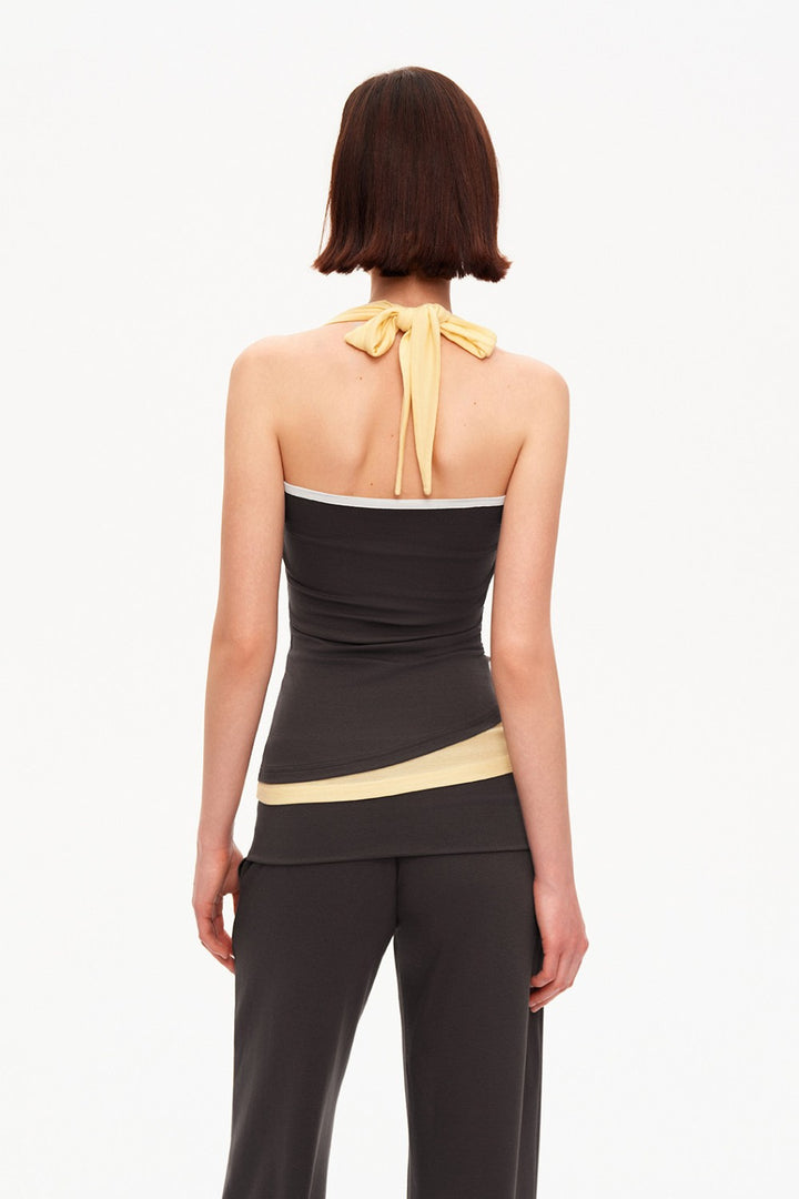 Sienna Contrast Strapless Top