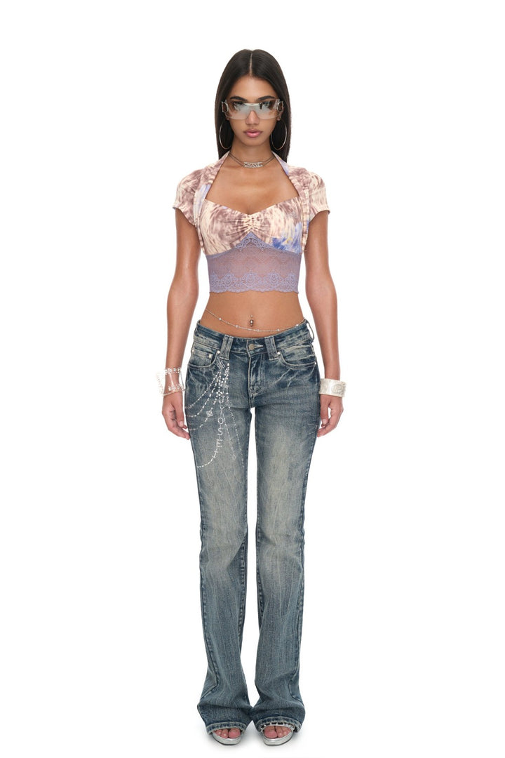 Gia Leopard Bloom Top