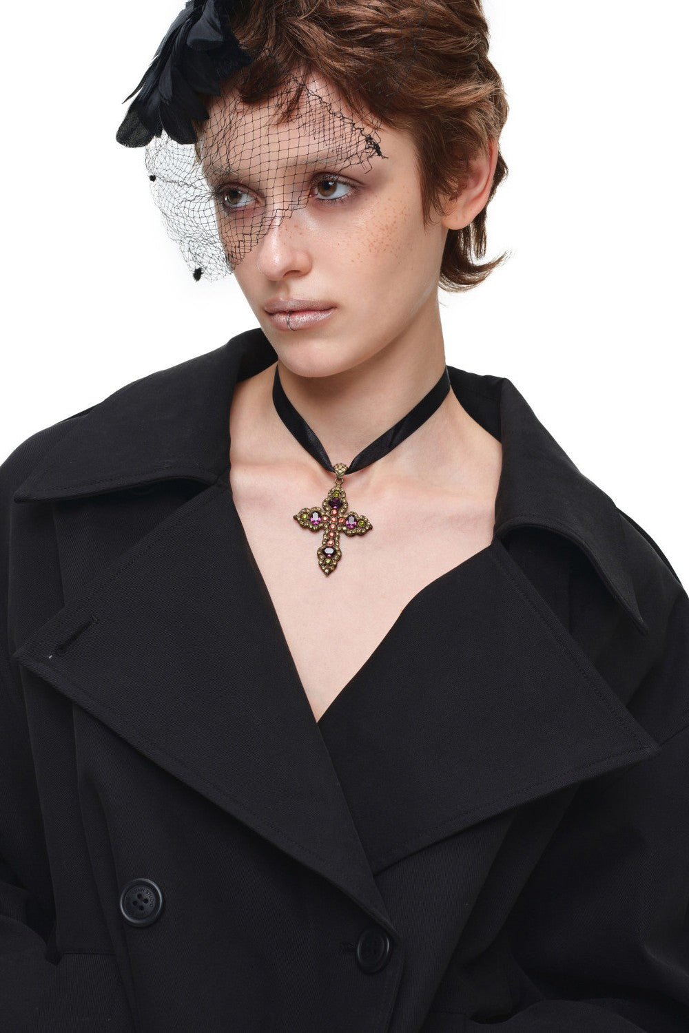 Sculpted Belted Trench Coat