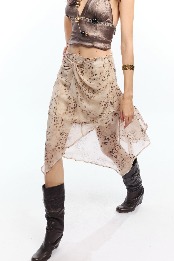 Sienna Leopard Breeze Skirt