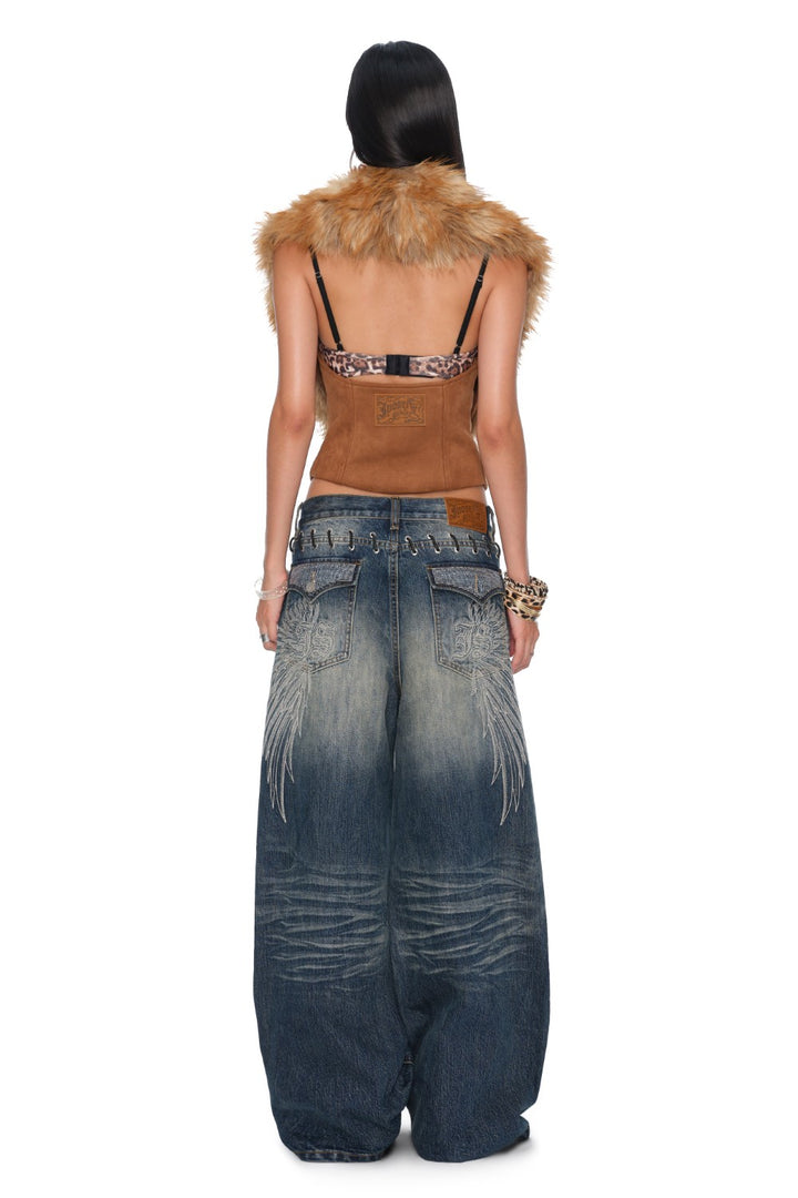 Lucia Vintage Wings Jeans