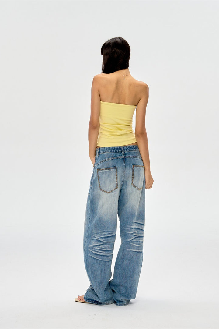 Lemon Bloom Tube Top