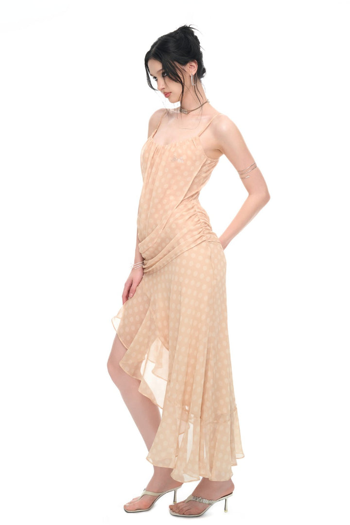 Valencia Flowy Polka Dress