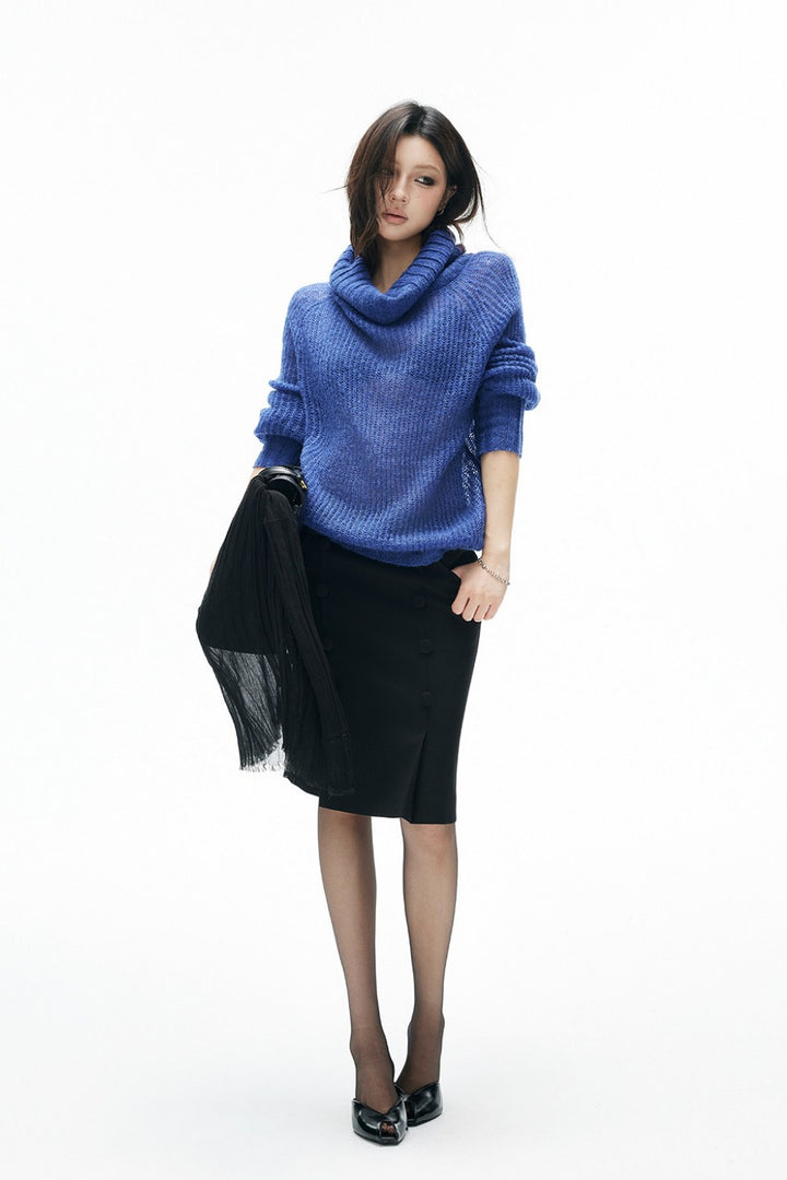 Double Breasted Pencil Skirt