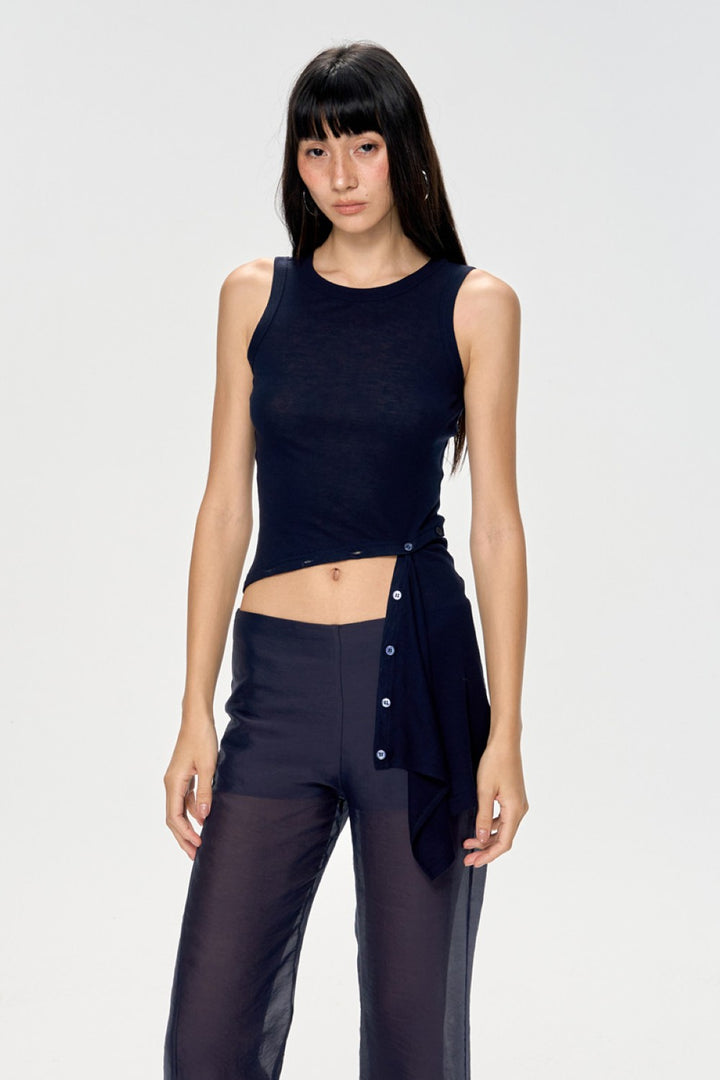 Detachable Hem Knit Top