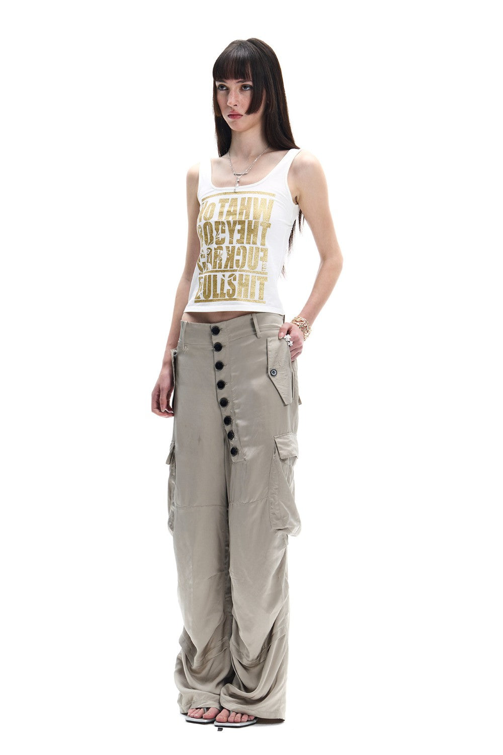 Gold Foil Graphic Tank