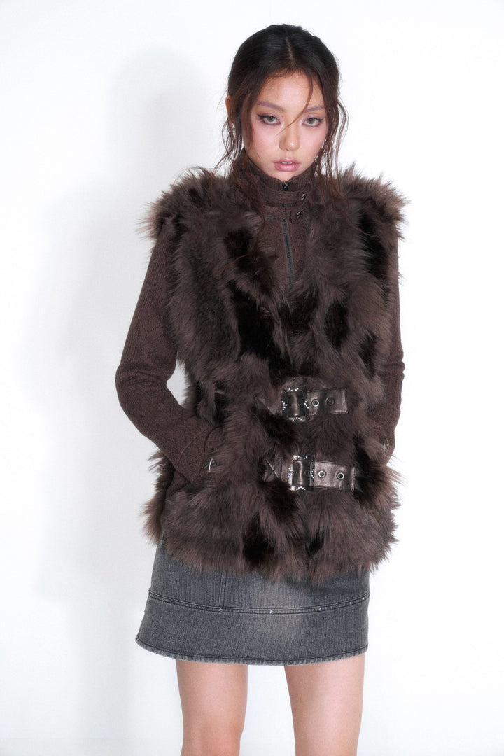 Prowl Fur Buckled Jacket